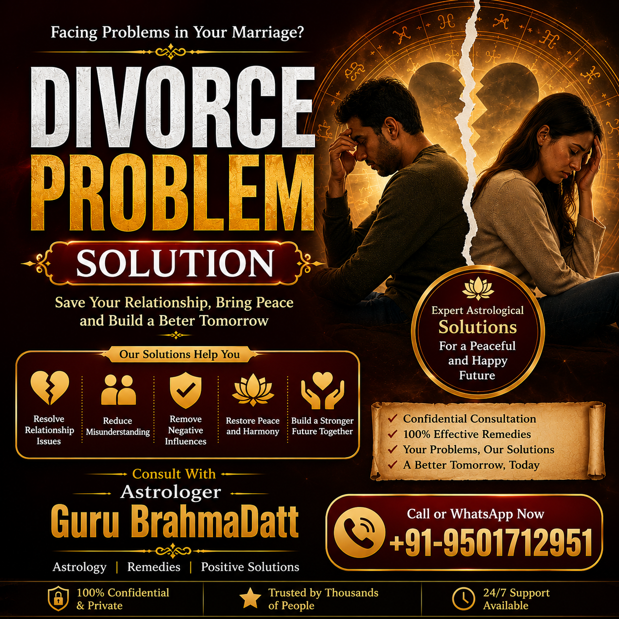 Astrologer Guru BrahmaDatt Astrology Services